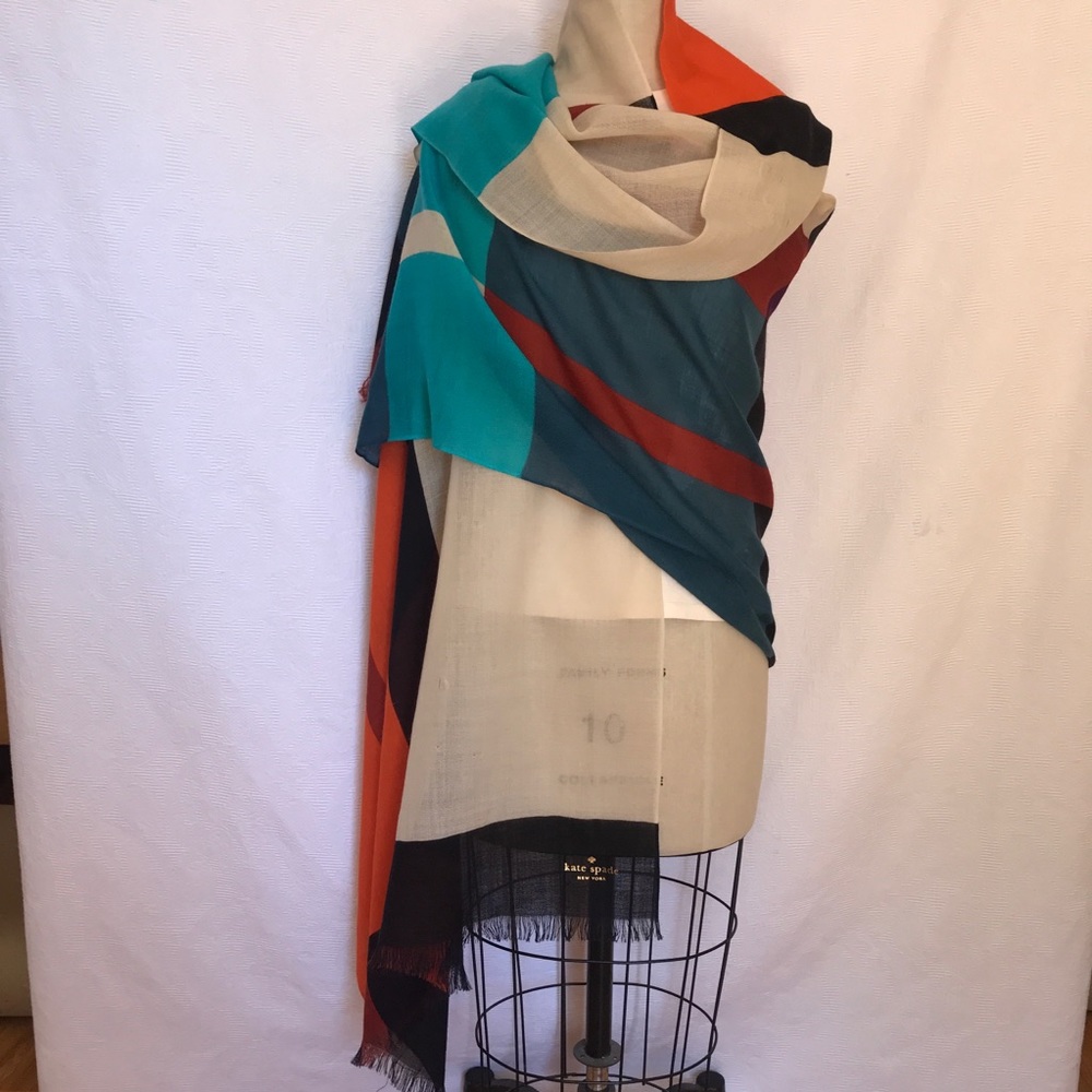 Kate Spade Wool large scarf wrap